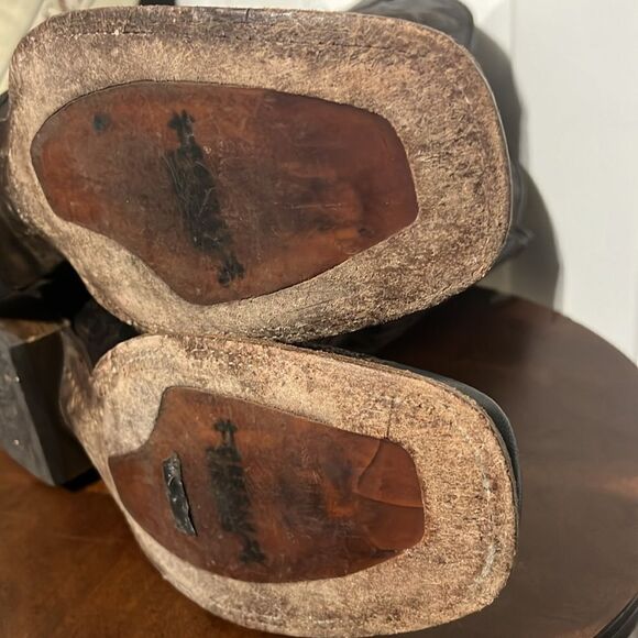 🔥CORRAL Hand Made Cross&Wings Leather Overlay Distressed Cowboy Western Boots - Picture 11 of 15